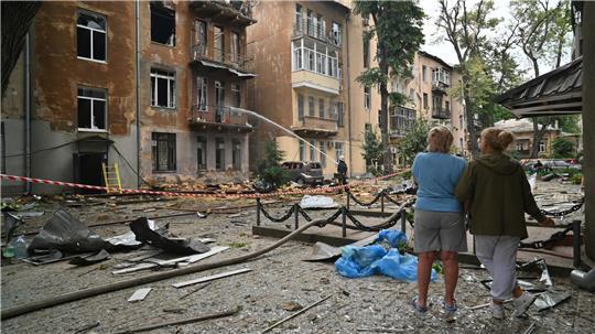 Immer wieder gibt es russische Luftangriffe auf Odessa. (Archivbild)