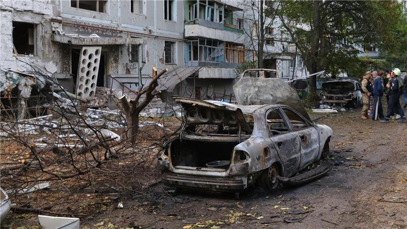 Immer wieder ist die Stadt Saporischschja Ziel russischer Angriffe.