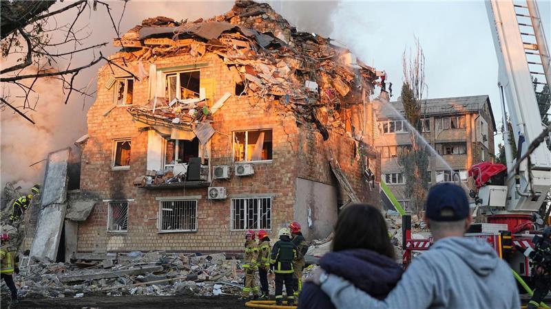 Immer wieder nimmt Russland Kiew ins Visier.