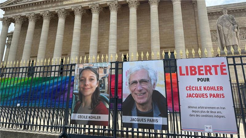 Erleichterung nach Haftentlassung von zwei Franzosen im Iran Immer wieder wurde in Frankreich die Freilassung von Kohler und Paris gefordert. (Archivbild)