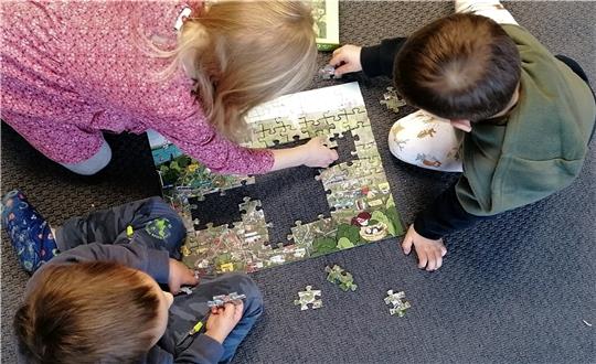 In 16 Kitas konnten die Kinder schon Harsefeld zusammenpuzzeln.
