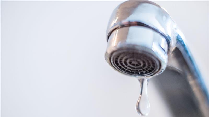 In Apensen gab es einen Wasserrohrbruch.