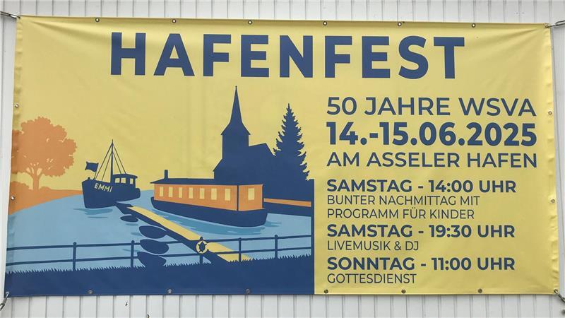 Klinker und Obst nach dem Krieg: Die Wandlung des Hafens in Assel In Assel wird Hafenfest gefeiert.