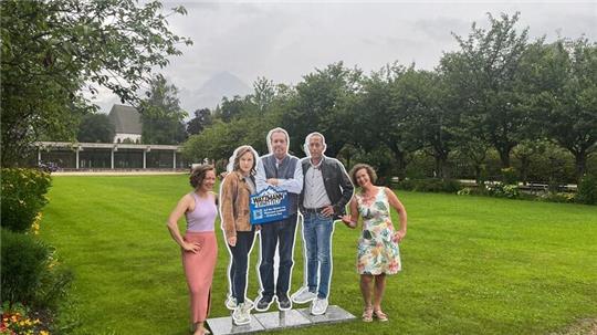 In Berchtesgaden ist jetzt ein Standbild für die Vorabendserie „Watzmann ermittelt“ zu sehen.