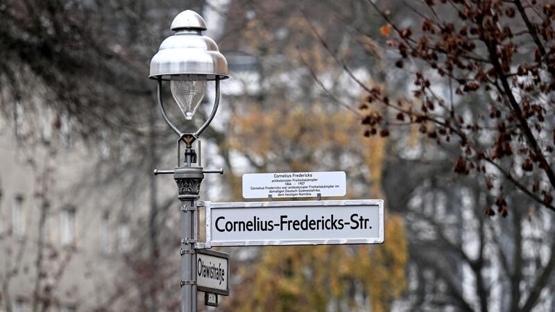 Koloniales Erbe: Hamburger Straßen werden umbenannt In Berlin gibt es schon eine Cornelius-Fredericks-Str. (Archivbild)