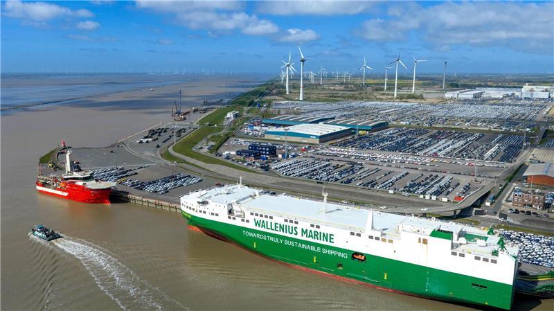 „Hunderte Angriffe pro Tag“ – Wie sicher sind norddeutsche Häfen? In Emden findet die Nationale Maritime Konferenz statt. (Archivbild)