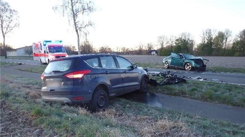 In Groß Meckelsen ist ein Audi mit einem Ford kollidiert.