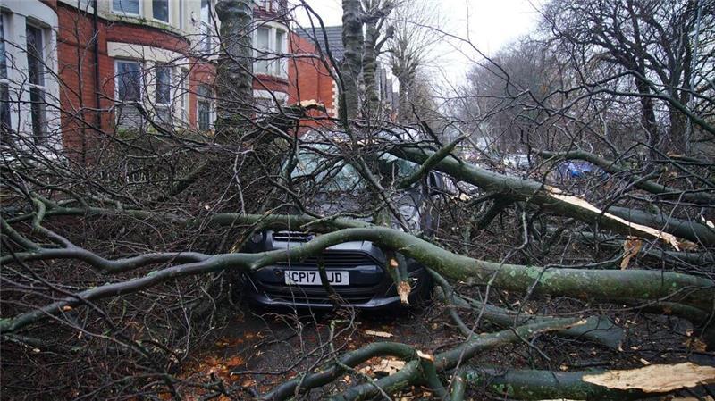Ein Toter bei Sturm in England - Viele Haushalte ohne Strom In Großbritannien stand vor allem die Stadt Liverpool im Fokus.