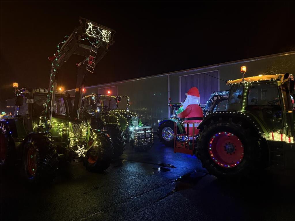 In Guderhandviertel endete die Lichterfahrt. 