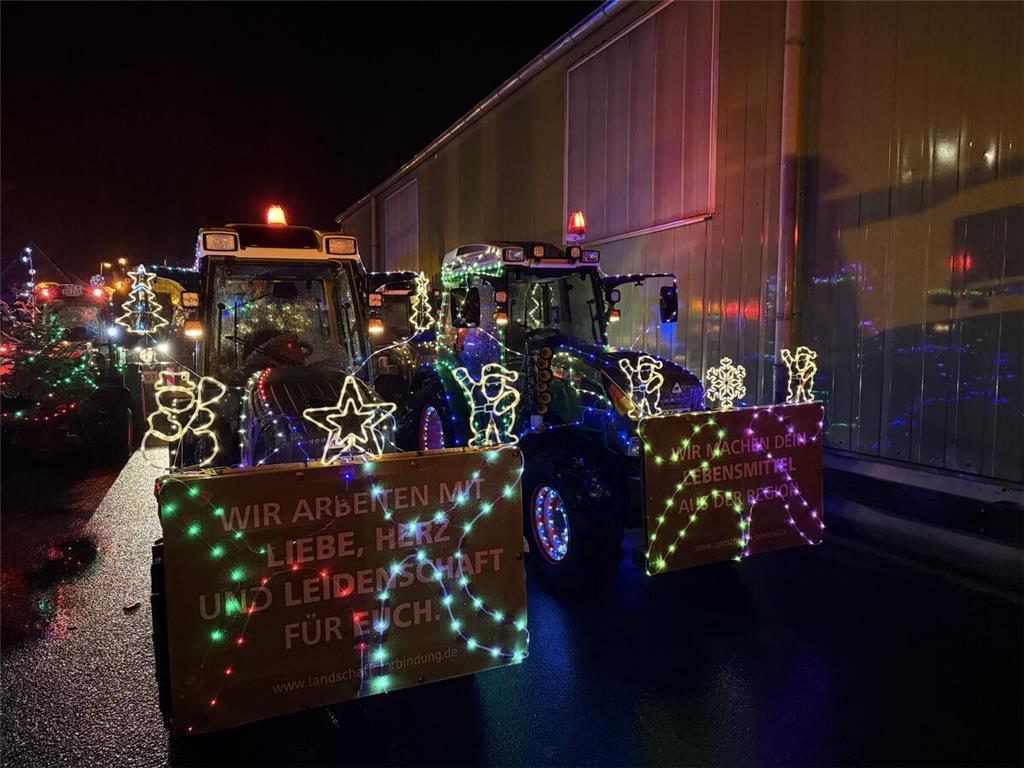 In Guderhandviertel endete die Lichterfahrt. 