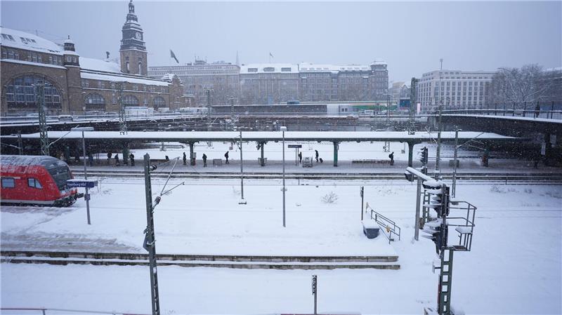 In Hamburg liegt in diesen Tagen viel Schnee - und es wird nochmal mehr. 