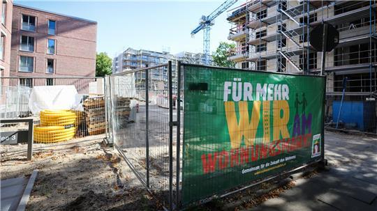 In Hamburg sind im ersten Halbjahr mehr Baugenehmigungen erteilt worden. 