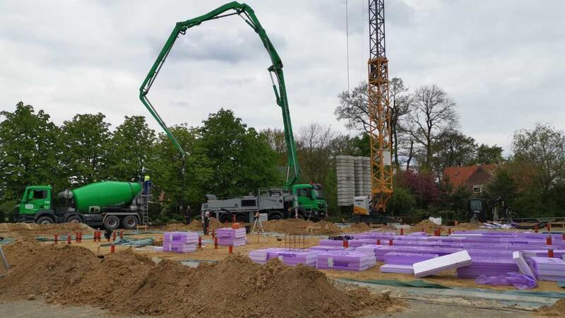 In Hammah hat der Bau eines Wohn- und Geschäftshauses auf dem ehemaligen Hintelmann-Areal neben dem Alten Rathaus in der Ortsmitte begonnen.