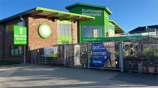 Der Raiffeisenmarkt in Harsefeld.
