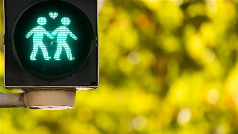 Ampelmännchen mal anders – Sesamstraßen-Duo in Hamburg In Hildesheim gab es einen Rechtsstreit um gleichgeschlechtliche Ampelmännchen. (Archivbild)