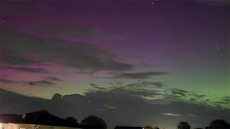 Polarlichter-Saison gestartet: Die Fotos der TAGEBLATT-Leser In Himmelpforten hat Sherome Shanmugatharasu die Nordlichter abgelichtet.