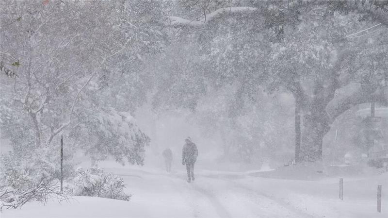 In New Orleans fielen mehr als 20 Zentimeter Schnee.