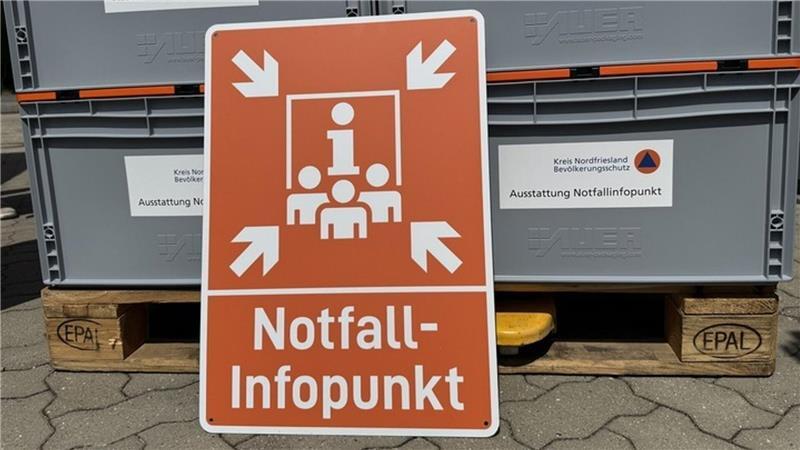 Kreis Nordfriesland richtet Notfall-Infopunkte ein In Nordfriesland werden Notfall-Infopunkte eingerichtet.