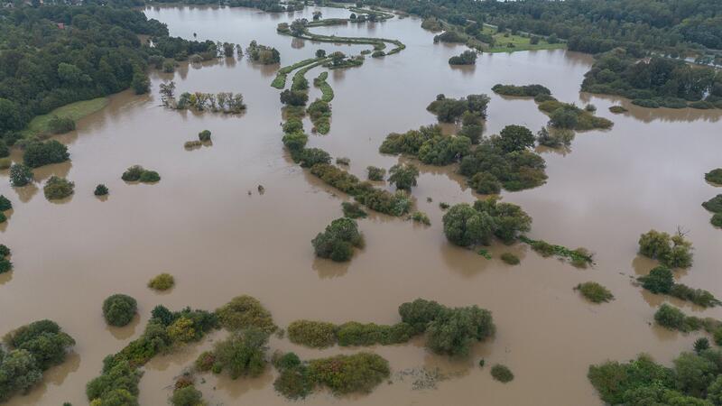 Hochwasser von Polen bis Österreich: Deutschland rüstet sich In Sachsen ist die Neiße über die Ufer getreten.