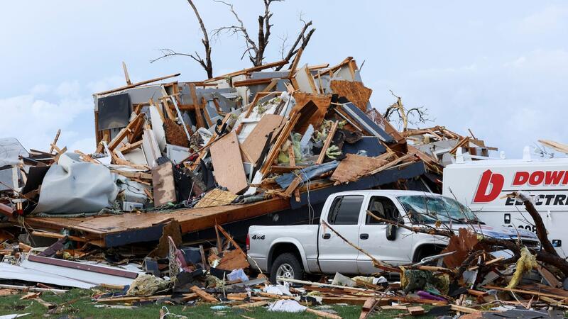 In dem US-Bundesstaat Nebraska haben gleich mehrere Tornados schwere Schäden angerichtet.