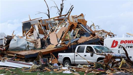 In dem US-Bundesstaat Nebraska haben gleich mehrere Tornados schwere Schäden angerichtet.