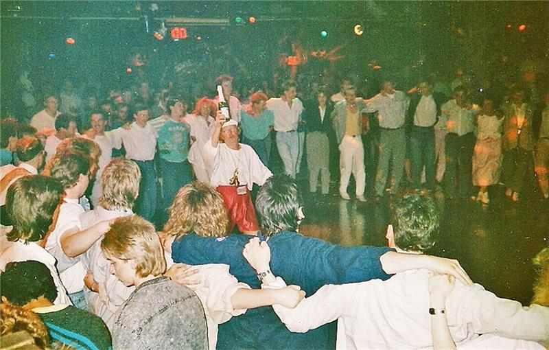 In den 80ern wurden riesige Partys mit DJ Vossi-Bär gefeiert.