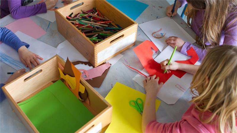 Ungewisse Zukunft: Werden die Horte künftig überflüssig? In den Horten wird schon heute ganztägige Kinderbetreuung sichergestellt. Diese wird ab 2026 ganz oder teilweise an den Grundschulen stattfinden.