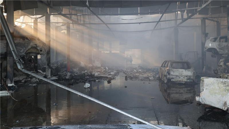 In den Stunden vor der Waffenruhe bombardierte Russland ukrainische Städte besonders heftig. 