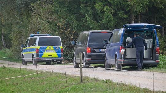 In den Tagen nach der Sichtung hatten Polizisten das Naturschutzgebiet durchkämmt.