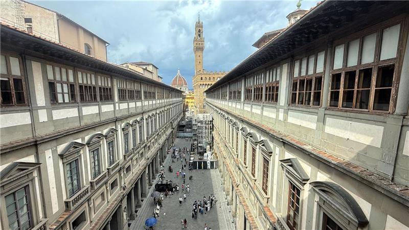In den Uffizien ist die Sorge vor einem Einbruch wie im Louvre jetzt groß. (Archivbild)