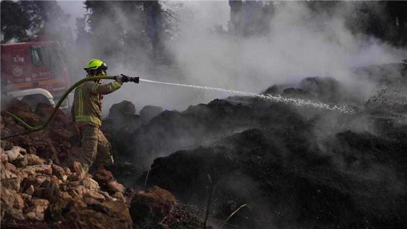 In den Wäldern rund um Jerusalem kommt es immer wieder zu Feuern.