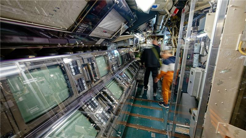 In den vergangenen Monaten wurde das 48 Meter lange und 350 Tonnen schwere Unterseeboot aufwendig für die Eröffnung vorbereitet. 