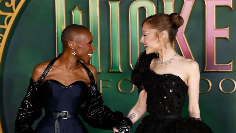 Ariana Grande und die Schattenseiten des Ruhms In den vergangenen zwei Jahren war Grande mit Co-Star Cynthia Erivo stark in die Dreharbeiten und PR zum Zweiteiler „Wicked“ involviert. (Archivbild)