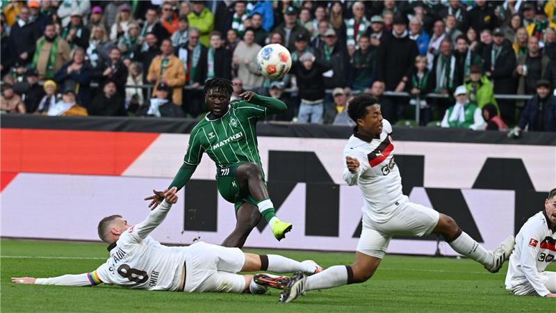 In der Bundesliga setzte sich Werder mit 1:0 gegen den FC St. Pauli durch. (Archivfoto).