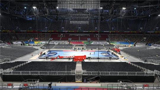 In der Düsseldorfer Merkur Spiel-Arena findet das Eröffnungsspiel der Handball-EM.