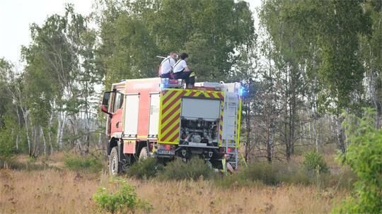 In der Gohrischheide brennt es erneut.