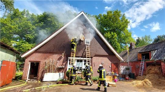 In der Samtgemeinde Oldendorf-Himmelpforten gab es im vergangenen Jahr einen Großeinsatz für viele Feuerwehrleute.