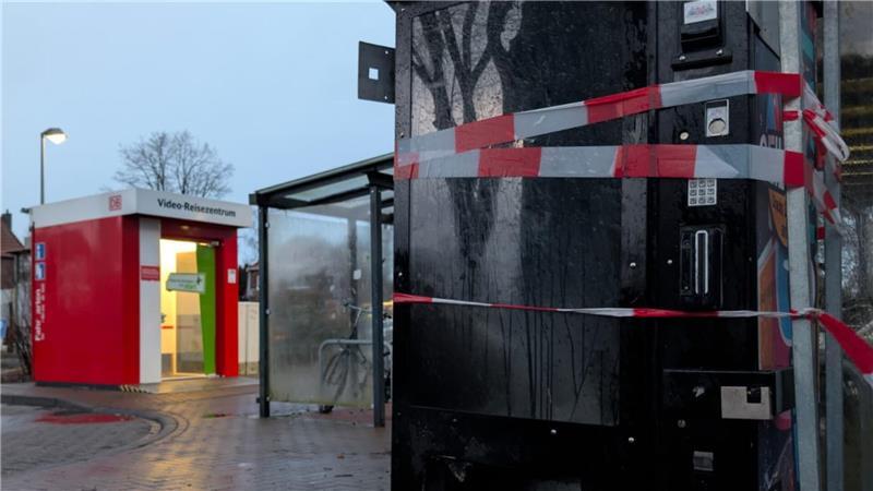 In der Silvesternacht wurde in Himmelpforten ein Automat mutwillig beschädigt.
