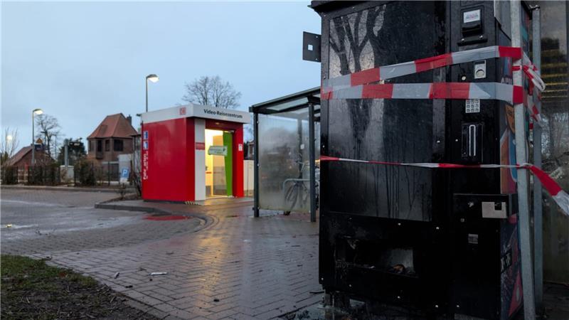 In der Silvesternacht wurde in Himmelpforten ein Automat beschädigt.