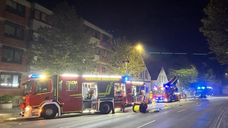 In der Stresemannstraße in Bremerhaven brannte eine Wohnung und ist derzeit nicht bewohnbar.
