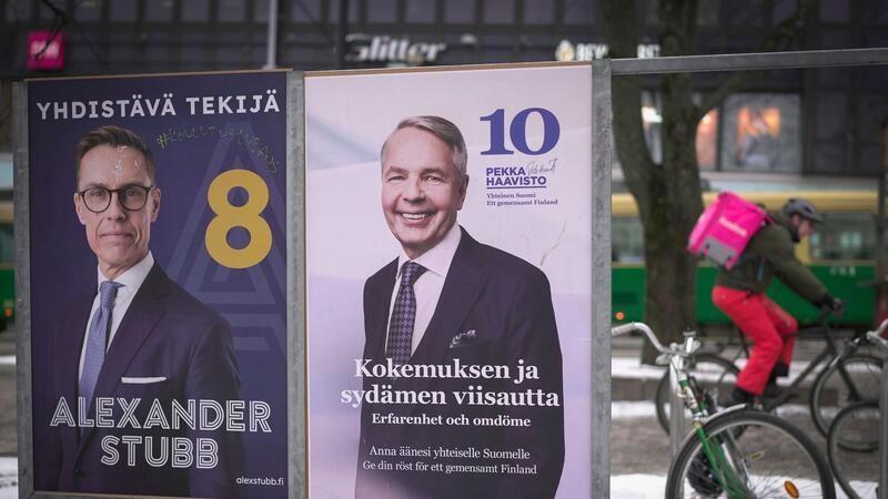 Ex-Regierungschef Stubb wird neuer Präsident von Finnland In der ersten Wahlrunde erhielten der konservative Stubb und der Grünen-Politiker Haavisto vor zwei Wochen die meisten Stimmen der neun Kandidatinnen und Kandidaten.