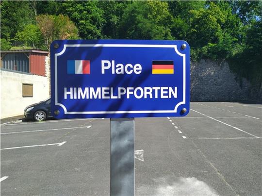 In der französischen Partnergemeinde gibt es nun die Place Himmelpforten.