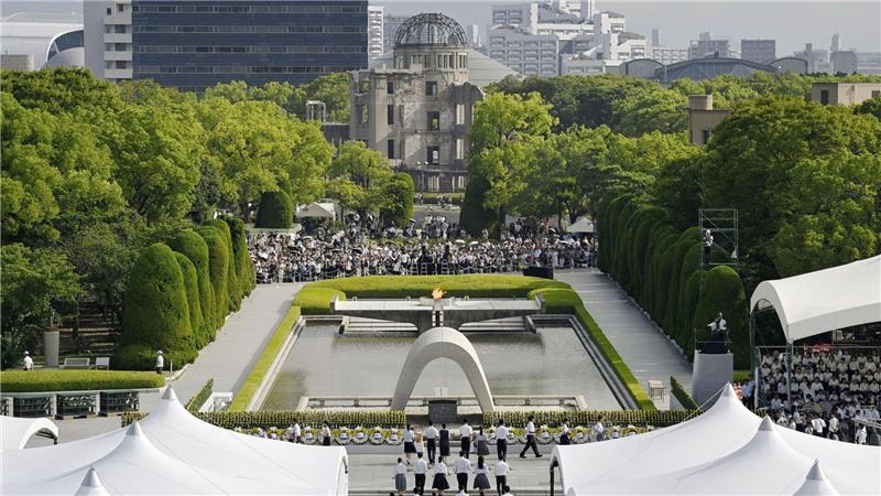 Hiroshima gedenkt Opfer des Atombombenabwurfs vor 80 Jahren In der japanischen Stadt Hiroshima wurde der Opfer des Atombombenabwurfs vor 80 Jahren gedacht.