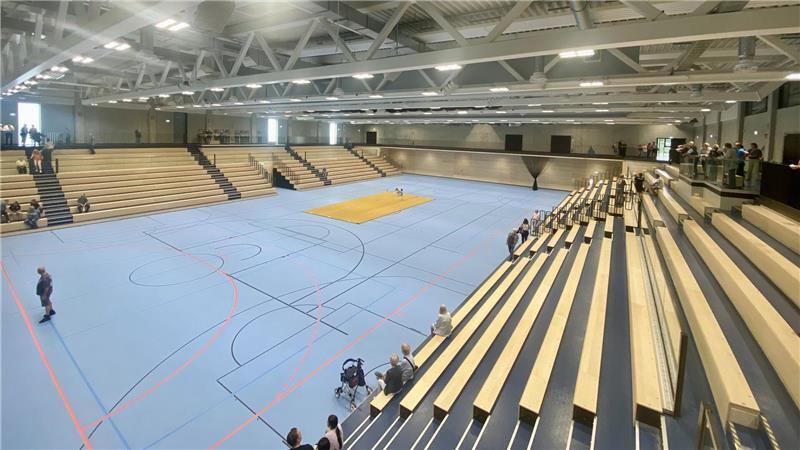 In der neuen Halle Nord haben 1500 Zuschauer Platz.