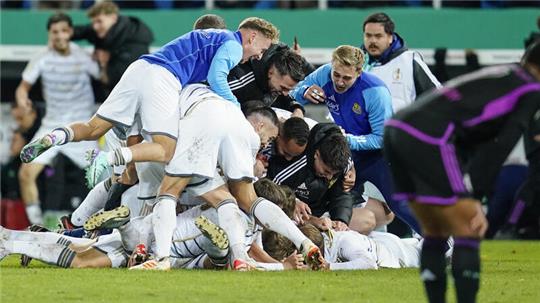 In der vergangenen Saison war es der 1. FC Saarbrücken, der als Außenseiter bis ins Halbfinale stürmte. 