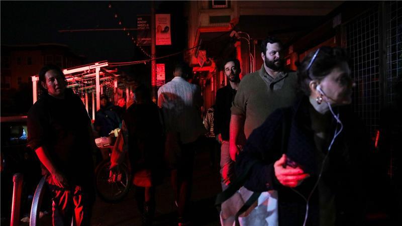 In der zentralen Hayes Street ist es düster.