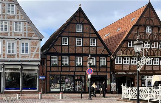 In diesem Haus am Westfleth war viele Jahre die Schlachterei Bitter beheimatet.