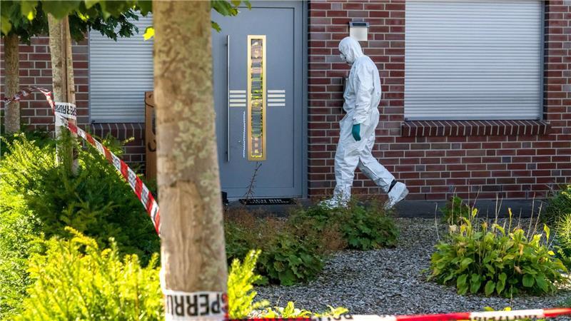 In diesem Haus starb die 30-Jährige in Gyhum.