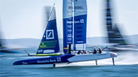 In diesem Jahr gastiert die SailGP erneut im Ostseerevier. (Archivbild)