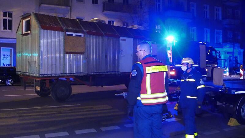 RAF-Terrorist Garweg wohnte in abtransportiertem Container In diesem Mini-Bauwagen lebte RAF-Terrorist Burkhard Garweg.